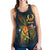 Pohnpei Polynesian Women's Racerback Tank - Legend of Pohnpei (Blue) - Polynesian Pride