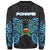 Pohnpei Polynesian Custom Personalised Sweater - Spirit Style Blue - Polynesian Pride