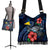 Tokelau Polynesian Boho Handbag - Blue Turtle Hibiscus - Polynesian Pride