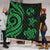 Tonga Polynesian Premium Quilt - Green Tentacle Turtle - Polynesian Pride