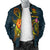 Tuvalu Polynesian Personalised Men's Bomber Jacket - Legend of Tuvalu (Blue) - Polynesian Pride