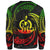 Vanuatu Polynesian Custom Personalised Sweater - Reggae Tribal Wave - Polynesian Pride