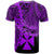 Wallis and Futuna Polynesian T Shirt Tribal Wave Tattoo Purple - Polynesian Pride