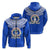 Custom Northern Mariana Islands Guguan Zip Hoodie LT12 Unisex Blue - Polynesian Pride