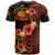 Samoa T Shirt Hibiscus Plumeria Mix Tribal Leaves - Polynesian Pride