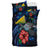 Tokelau Polynesian Bedding Set - Blue Turtle Hibiscus - Polynesian Pride