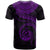 Vanuatu Polynesian Custom T Shirt Vanuatuan Waves (Purple) - Polynesian Pride