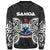 Samoa Polynesian Custom Personalised Sweater - Spirit Style White - Polynesian Pride