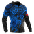 Samoa Polynesian Hoodie Blue Turtle - Polynesian Pride