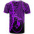 Yap Micronesia T Shirt Tribal Wave Tattoo Purple - Polynesian Pride