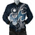 Nauru Polynesian Men's Bomber Jacket - Ocean Style Blue - Polynesian Pride