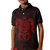 American Samoa Polynesian Polo Shirt Vintage Polynesian Turtle (Red) - Polynesian Pride