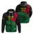 Vanuatu Espiritu Santo Zip Hoodie Kava With Hibiscus LT12 Unisex Black - Polynesian Pride