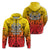 Marquesas Islands Marquesan Tattoo Hoodie LT12 Zip Hoodie Red - Polynesian Pride