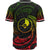 Yap Polynesian Custom Personalised Baseball Shirt - Reggae Tribal Wave - Polynesian Pride