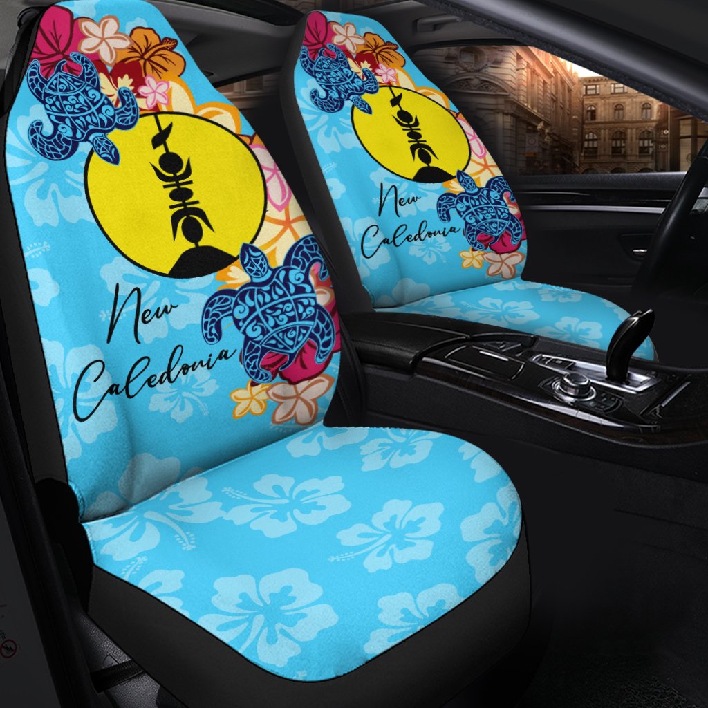 New Caledonia Car Seat Cover - Tropical Style Universal Fit Blue - Polynesian Pride