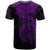 Polynesian Hawaii T Shirt Maui Polynesian Waves (Purple) - Polynesian Pride