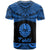 Tahiti Polynesian Custom T Shirt Tahiti Pride Blue Version - Polynesian Pride