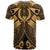 Pohnpei T Shirts Gold Seal with Polynesian Tattoo - Polynesian Pride