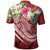 Fiji Polynesian Polo Summer Plumeria (Red) - Polynesian Pride