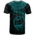 Guam Polynesian T Shirt Guam Waves (Turquoise) - Polynesian Pride