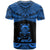 Tuvalu Polynesian T Shirt Tuvaluan Pride Blue Version - Polynesian Pride