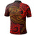 Guam Polynesian Polo Shirt Red Shark Polynesian Tattoo - Polynesian Pride