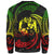 Tonga Polynesian Custom Personalised Sweater - Reggae Tribal Wave - Polynesian Pride