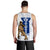 Guam Men's Tank Top - Chamorro With Puntan Blue Color - Polynesian Pride