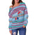 Fiji Christmas Women Off Shoulder Sweater - Ugly Christmas - LT12 - Polynesian Pride