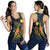 Marshall Islands Polynesian Women's Racerback Tank - Legend of Marshall Islands (Blue) - Polynesian Pride