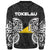 Tokelau Polynesian Custom Personalised Sweater - Spirit Style White - Polynesian Pride