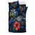 Solomon Islands Polynesian Bedding Set - Blue Turtle Hibiscus - Polynesian Pride