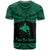 Papua New Guinea Polynesian Custom T Shirt Papua New Guinea Pride Green Version - Polynesian Pride