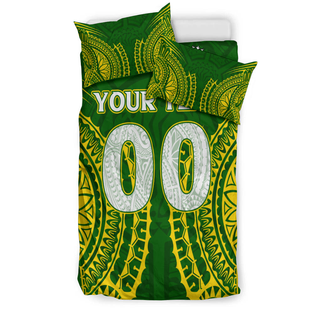 (Custom Personalised) Cook Islands Bedding Set - Tribal Pattern - LT12 - Polynesian Pride