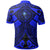 Chuuk Polo Shirt Blue Seal with Polynesian Tattoo - Polynesian Pride