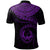 Pohnpei Polynesian Custom Polo Pohnpei Waves (Purple) - Polynesian Pride