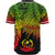 Vanuatu Polynesian Baseball Shirt - Tribal Wave Tattoo Reggae - Polynesian Pride