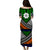 Kwajalein Atoll Tribal Pattern Puletasi Dress - LT12 - Polynesian Pride