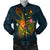 YAP Polynesian Men's Bomber Jacket - Legend of YAP (Blue) Blue - Polynesian Pride