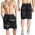 Kosrae Men's Short - Kosrae Flag In Polynesian Tattoo Style (Black) - Polynesian Pride