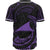 Tokelau Polynesian Baseball Shirt - Purple Tribal Wave - Polynesian Pride