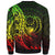 Pohnpei Sweatshirt - Custom Personalised Polynesian Pattern Style Reggae Color - Polynesian Pride