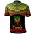 Tuvalu Custom Polo Shirt Polynesian Tattoo Reggae Version - Polynesian Pride