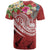 Polynesian Samoa T Shirt Summer Plumeria (Red) - Polynesian Pride