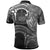 Samoa Custom Polo Shirt Samoan Seal Wave Style (Black) - Polynesian Pride