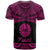 Tahiti Polynesian Custom T Shirt Tahiti Pride Pink Version - Polynesian Pride