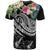 Polynesian American Samoa T Shirt Summer Plumeria (Black) - Polynesian Pride