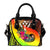 Kosrae Shoulder Handbag - Polynesian Hook And Hibiscus (Raggae) - Polynesian Pride