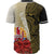 Tahiti Polynesian Custom Personalised Baseball Shirt - Coat Of Arm With Hibiscus Gold - Polynesian Pride